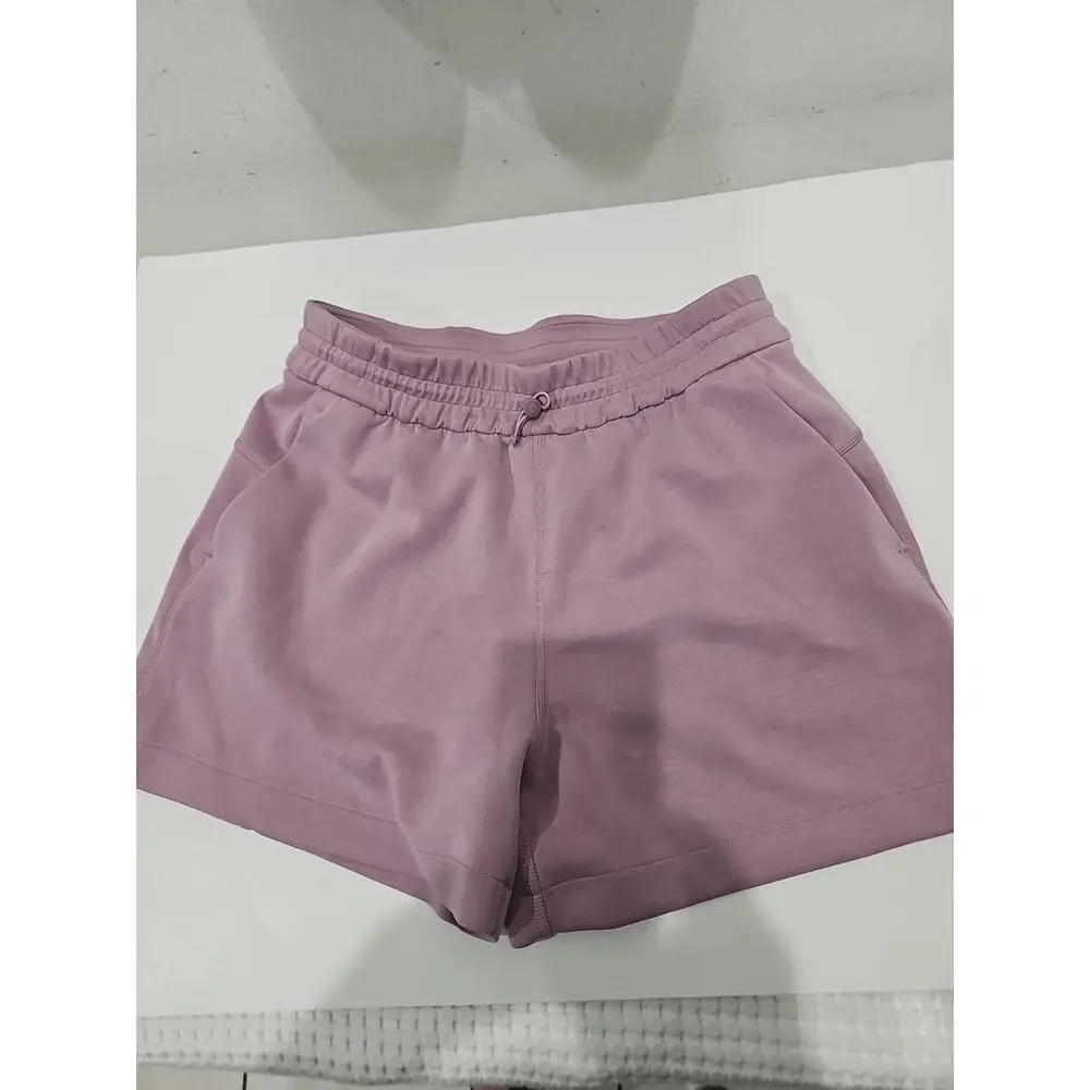 Lululemon Size 8 Nightfall Softstreme High Rise Shorts 4" Athleisure Performance - Picture 2 of 11
